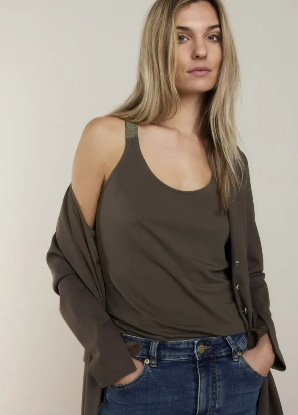 Vrouwen Summum Woman Tops & T-Shirts | Basic Singlet