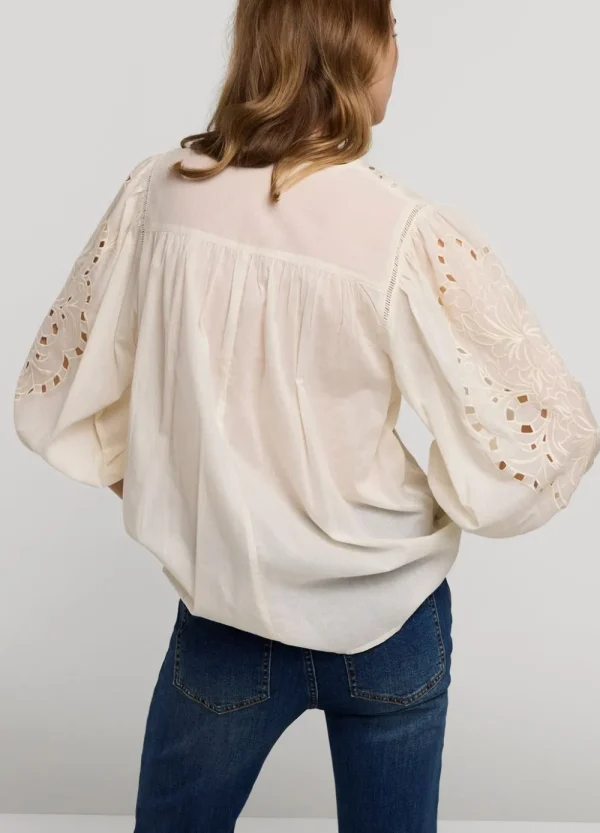 Vrouwen Summum Woman Blouses | Broderie Anglaise Top