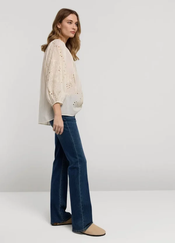 Vrouwen Summum Woman Blouses | Broderie Anglaise Top