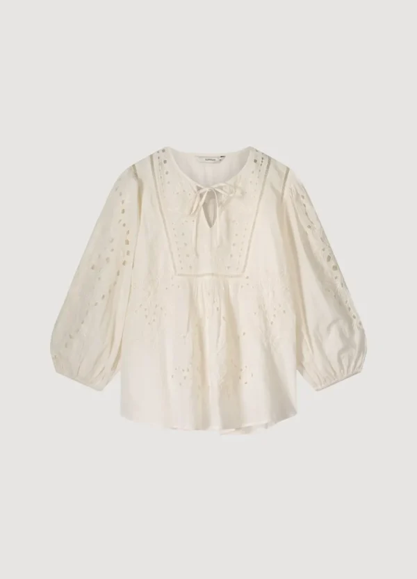 Vrouwen Summum Woman Blouses | Broderie Anglaise Top