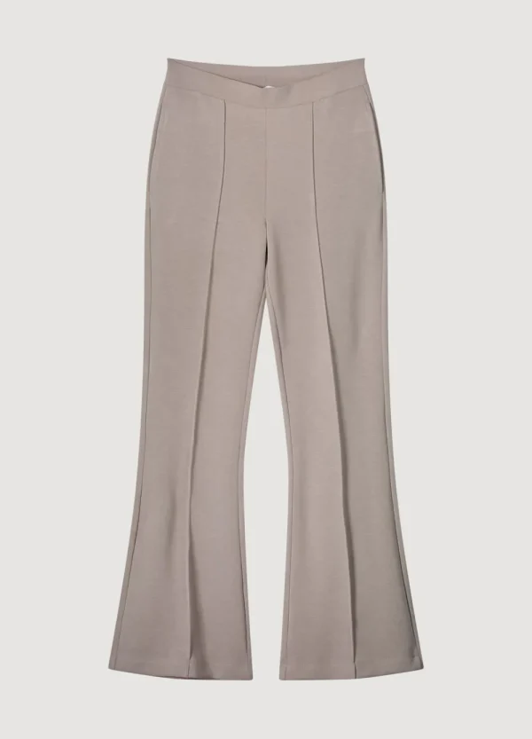 Vrouwen Summum Woman Broeken & Jumpsuits | Jersey Wijdepijpenbroek