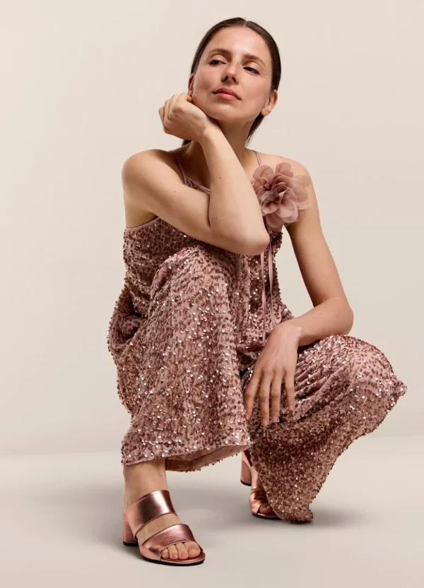 Vrouwen Summum Woman Tops & T-Shirts | Singlet Met Pailletten