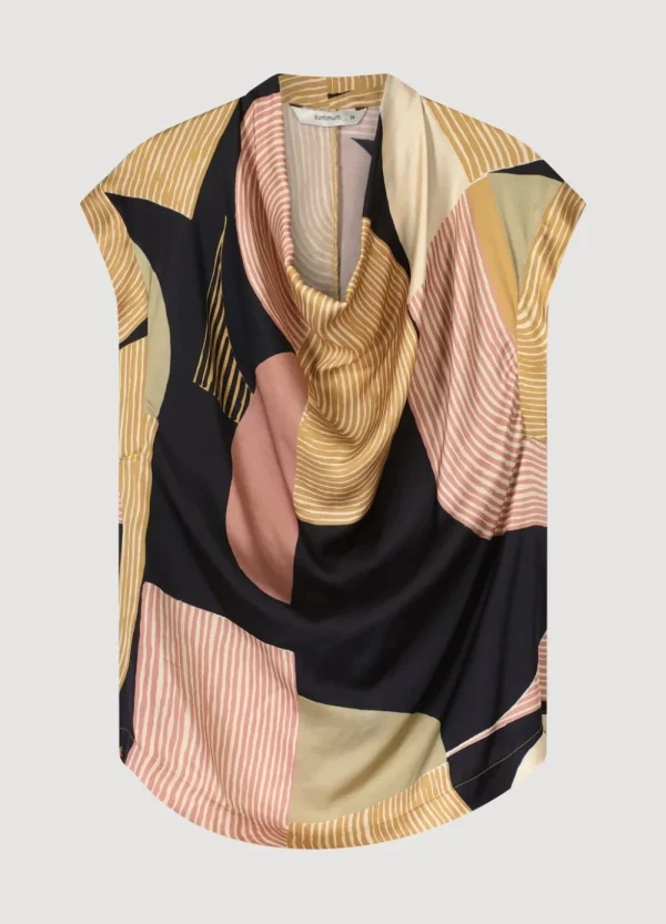 Vrouwen Summum Woman Tops & T-Shirts | Top Waterval Halslijn