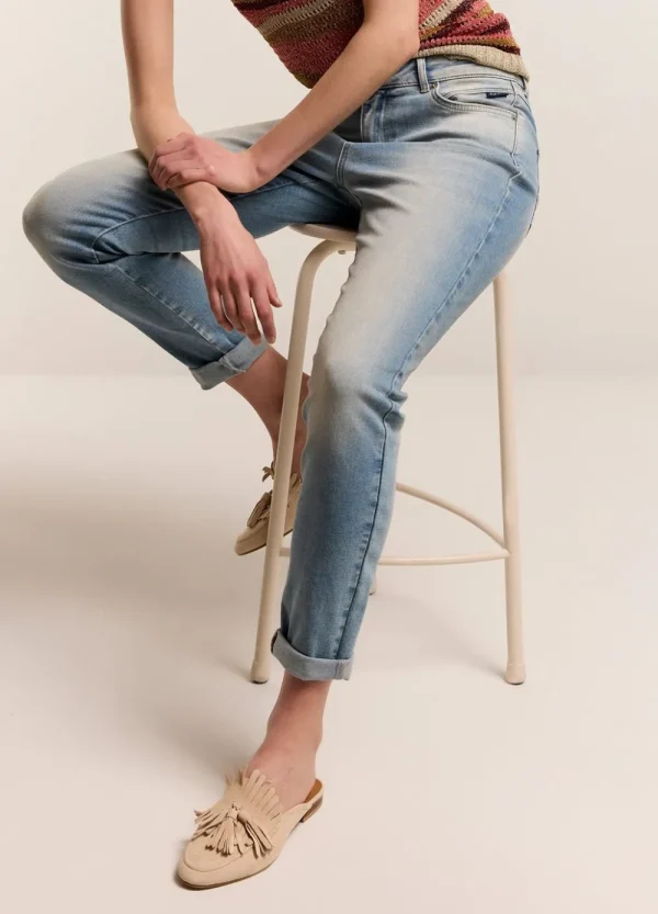 Vrouwen Summum Woman Broeken & Jumpsuits | Venus Jeans Licht